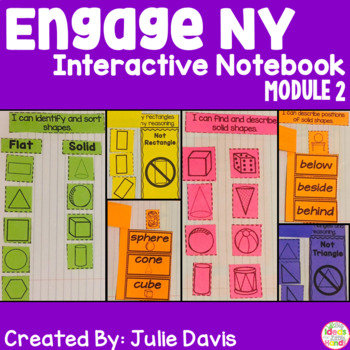 Preview of Engage NY Kindergarten Math Module 2 Interactive Notebook