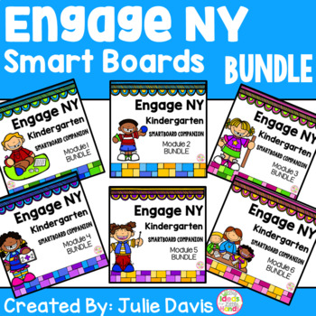 Preview of Engage NY Kindergarten Math SmartBoard BUNDLE