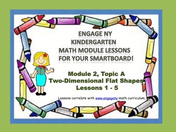 Preview of Engage NY Kindergarten Module 2, Topic A (Lessons 1 - 5) for your SmartBoard