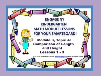 Preview of Engage NY Kindergarten Module 3 Topic A (Lessons 1 - 3) for your SmartBoard