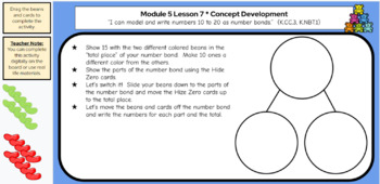 Preview of Engage NY Kindergarten Modules Lessons - Interactive Slides