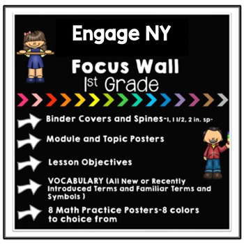 Preview of Engage NY MATH FOCUS WALL 1st GRADE