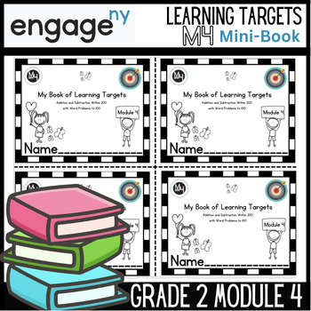 Preview of Engage NY Math | Grade 2 Module 4 Learning Targets Mini-Book
