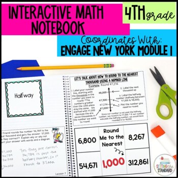 Preview of Engage NY Math Interactive Notebook 4th Grade Module 1