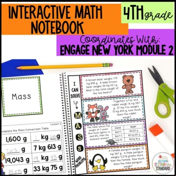Preview of Engage NY Math Interactive Notebook 4th Grade Module 2