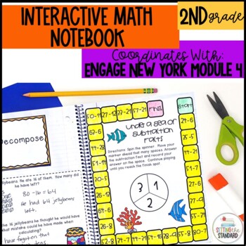 Preview of Engage NY Math Interactive Notebook Grade 2 Module 4
