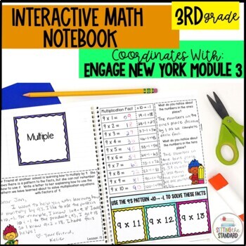 Preview of Engage NY Math Interactive Notebook Grade 3 Module 3