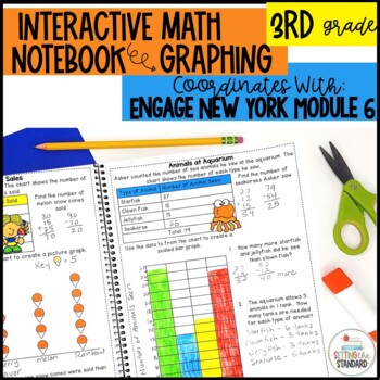 Preview of Engage NY Math Interactive Notebook Grade 3 Module 6