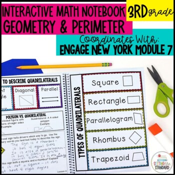 Preview of Engage NY Math Interactive Notebook Grade 3 Module 7