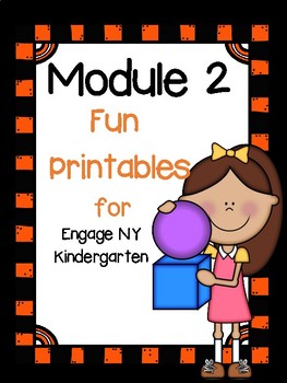 Preview of Engage NY, DIGITAL and Paper Printables, Module 2, Kindergarten