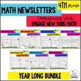 Engage NY Math Newsletters & Games 4th Grade BUNDLE | 