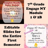 Engage NY Module 1 & 2B [Full Semester of Lessons] Google Slides