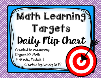 Preview of Engage NY Module 1 Learning Targets Flip Chart