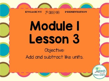 Preview of Engage NY Math PowerPoint Presentation 2nd Grade Module 1 Lesson 3