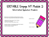 EDITABLE Engage NY Module 2 Reformatted Application Problems