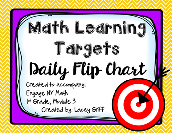 Preview of Engage NY Module 3 Learning Targets Flip Chart