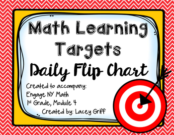 Preview of Engage NY Module 4 Learning Targets Flip Chart