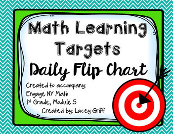 Preview of Engage NY Module 5 Learning Targets Flip Chart