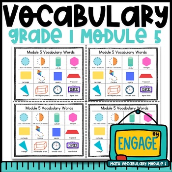 Preview of Engage NY Module Vocabulary | Grade 1 Module 5 {Set 2}