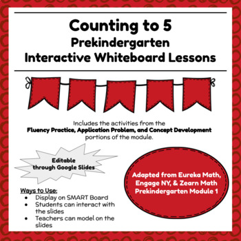 Preview of Engage NY Pre Kindergarten Module 1 Lessons -  Interactive Slides