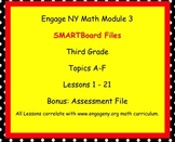 Engage NY SMARTboard Third Grade Math Module 3 Lessons 1-21