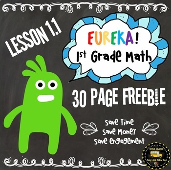 Preview of Eureka Math Engage NY FREEBIE Supplemental Material 1st Grade Lesson 1.1