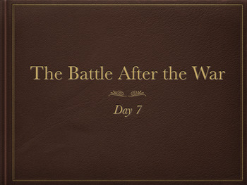 Preview of Engage NY War of 1812 Day 7