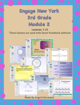 Preview of Engage New York (Eureka Math) 3rd Grade, Module 2 (SMART NOTEBOOK SOFTWARE)
