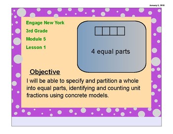 Preview of Engage New York (Eureka Math) 3rd Grade, Module 5 (SMART NOTEBOOK SOFTWARE)