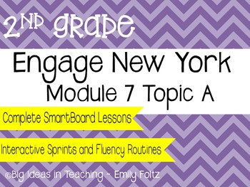 Preview of Engage New York Eureka Math Module 7 Topic A Grade 2 SmartBoard Slides