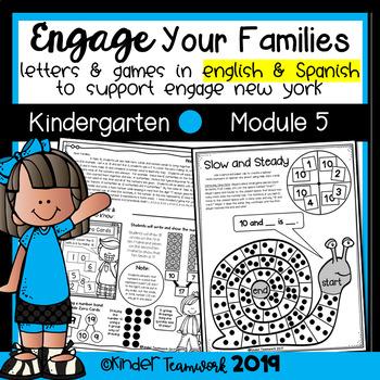 Preview of Engage New York Letters and Games: Kindergarten, Module 5 in English and Spanish