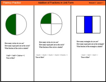 Preview of Engage New York Math Grade 4 Module 5 Lesson 1 Smart Notebook File
