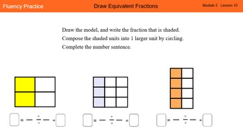 Preview of Engage New York Math Grade 4 Module 5 Lesson 10 Smart Notebook File