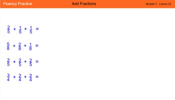Preview of Engage New York Math Grade 4 Module 5 Lesson 20 Smart Notebook File