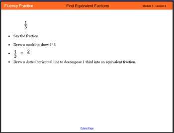 Preview of Engage New York Math Grade 4 Module 5 Lesson 6 Smart Notebook File