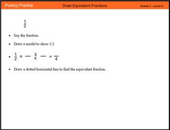 Preview of Engage New York Math Grade 4 Module 5 Lesson 8 Smart Notebook File