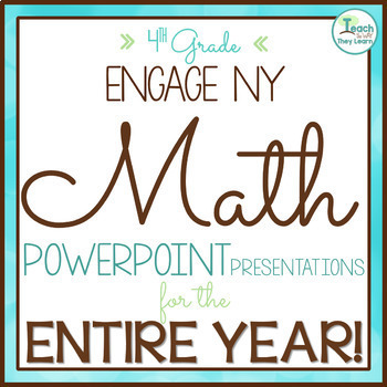 Preview of Engage New York PowerPoint Presentations 4th Grade ENTIRE YEAR!