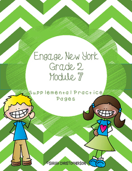 Preview of Eureka Engage NY Supplemental Practice Pages Grade 2 Module 7