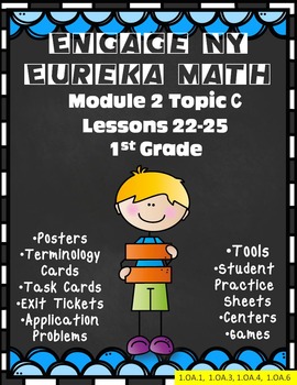 Preview of Engage Ny {Eureka} Math Module 2 Topic C Lessons 22-25 First Grade