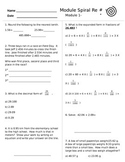 Engage Ny Grade 5 Math Module 1 Spiral Review Sheets All L