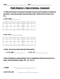 Engage Ny Grade 5 Math Module 1, Topic A Review & HW Works