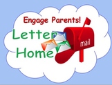 Engage Parents! Letter Home