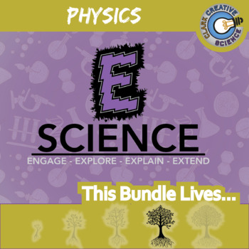 Preview of Engage Science | PHYSICS | Reading, Printable Activities, Notes & Slides