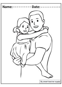 Engage Young Learners with Educational Father's Day Coloring Pages