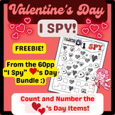 Engage Young Minds! Valentine's Day "I Spy" Activity - Fre
