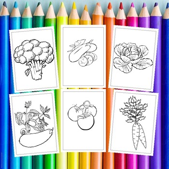 Engage Your Child with Our Vibrant Printable Vegetables Coloring Pages ...