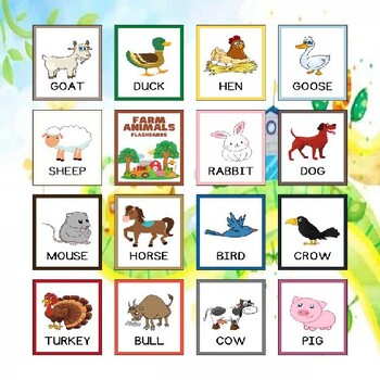 Engage and Educate: Printable Farm Animal Flashcards for Preschoolers