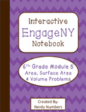 EngageNY Area, Surface Area, Volume Module 5 6th Grade Mat