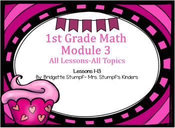 Preview of EngageNY Eureka First Grade Math Module 3  All Topics All Lessons 1-13
