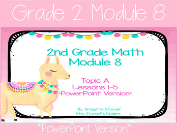 Preview of EngageNY Eureka Grade 2 Math Module 8 Topic A Lessons 1-5 *PowerPoint*